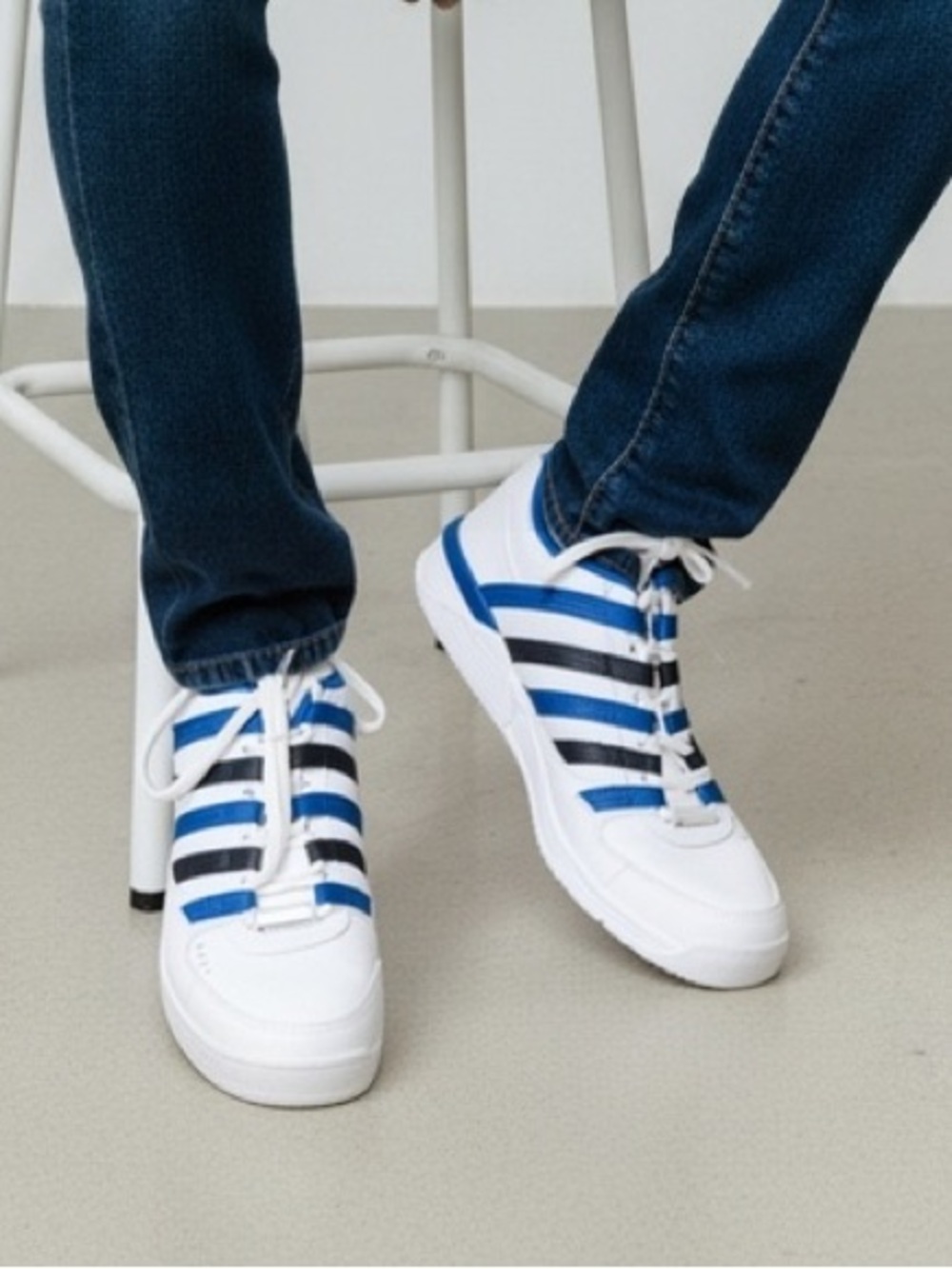 K-SWISS Men's Size 9 Baxter Low Top Lace Up Leather Athletic Sneaker
